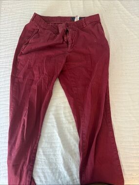 Vineyard Vines Men’s Red Garment Dyed Chino Pants 33x32 Classic Fi